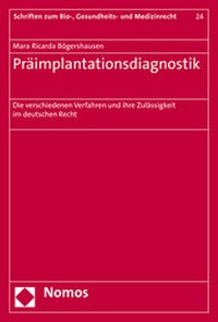 Abbildung von: Präimplantationsdiagnostik - Nomos