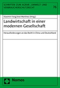 Abbildung von: Landwirtschaft in einer modernen Gesellschaft - Nomos