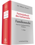 Cover: Formularbuch des Fachanwalts Familienrecht - Luchterhand