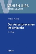 Abbildung von: Das Assessorexamen im Zivilrecht - Vahlen