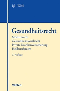 Abbildung von: Gesundheitsrecht - Vahlen