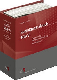 Abbildung von: Sozialgesetzbuch (SGB) VI: Gesetzliche Rentenversicherung - Grundwerk ohne Fortsetzungsbezug - Erich Schmidt Verlag