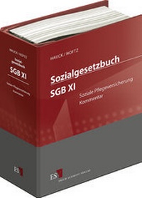 Abbildung von: Sozialgesetzbuch (SGB) XI: Soziale Pflegeversicherung - Grundwerk ohne Fortsetzungsbezug - Erich Schmidt Verlag