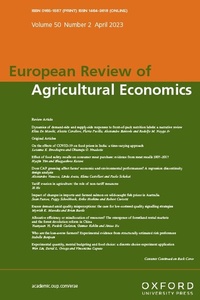 Abbildung von: European Review of Agricultural Economics - Oxford University Press