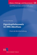 Cover: Eigenkapitalausweis im IFRS-Abschluss - Erich Schmidt Verlag