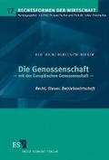 Cover: Die Genossenschaft - Erich Schmidt Verlag
