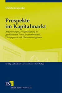 Abbildung von: Prospekte im Kapitalmarkt - Erich Schmidt Verlag