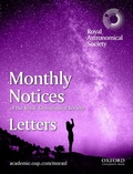Bild: Monthly Notices of the Royal Astronomical Society: Letters - Oxford University Press