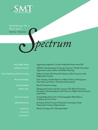 Abbildung von: Music Theory Spectrum - Oxford University Press