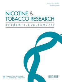 Abbildung von: Nicotine and Tobacco Research - Oxford University Press