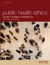 Abbildung von: Public Health Ethics - Oxford University Press