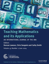 Abbildung von: Teaching Mathematics and its Applications: An International Journal of the IMA - Oxford University Press