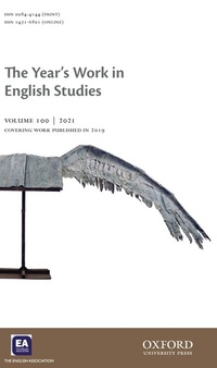 Abbildung von: The Year's Work in English Studies - Oxford University Press