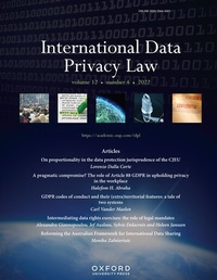 Abbildung von: International Data Privacy Law - Oxford University Press