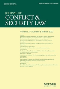 Abbildung von: Journal of Conflict and Security Law - Oxford University Press