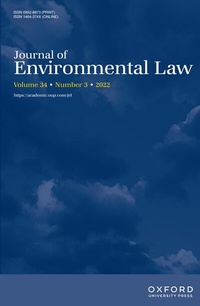 Abbildung von: Journal of Environmental Law - Oxford University Press