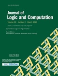 Cover: Journal of Logic and Computation - Oxford University Press