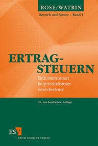Abbildung von: Ertragsteuern - Erich Schmidt Verlag