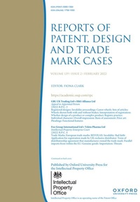 Abbildung von: Reports of Patent, Design and Trade Mark Cases - Oxford University Press