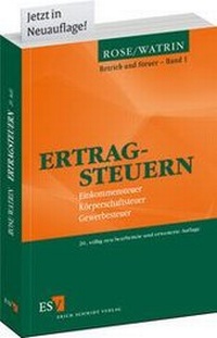 Abbildung von: Ertragsteuern - Erich Schmidt Verlag
