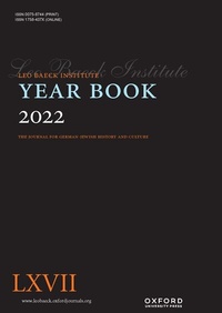 Bild: The Leo Baeck Institute Year Book - Oxford University Press