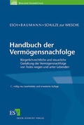 Cover: Handbuch der Verm&ouml;gensnachfolge - Erich Schmidt Verlag