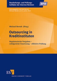 Abbildung von: Outsourcing in Kreditinstituten - Erich Schmidt Verlag