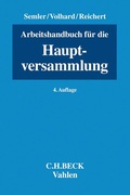 Abbildung von: Arbeitshandbuch für die Hauptversammlung - Vahlen