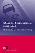 Cover: Erfolgreiches Risikomanagement im Mittelstand - Erich Schmidt Verlag