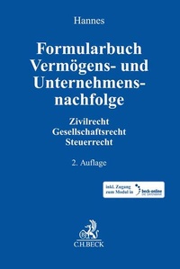 Bild vergrößern Bild: Formularbuch Vermögens- und Unternehmensnachfolge - C.H.BECK