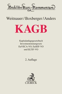 Abbildung von: KAGB: Kommentar zum Kapitalanlagegesetzbuch - C.H.BECK
