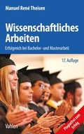 Cover: Wissenschaftliches Arbeiten - Vahlen
