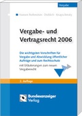 Cover: Vergabe- und Vertragsrecht 2006 - Reguvis Fachmedien