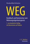 Cover: WEG. Handbuch und Kommentar f&uuml;r Wohnungseigentumssachen - C.F. M&uuml;ller