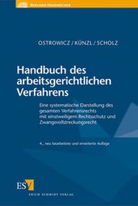 Abbildung von: Handbuch des arbeitsgerichtlichen Verfahrens - Erich Schmidt Verlag