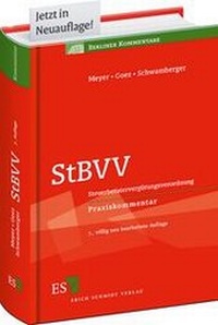 Abbildung von: StBVV - Erich Schmidt Verlag
