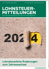 Abbildung von: Lohnsteuer-Mitteilungen - Datakontext