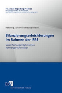 Abbildung von: Bilanzierungserleichterungen im Rahmen der IFRS - Erich Schmidt Verlag