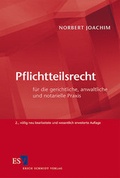 Cover: Pflichtteilsrecht - Erich Schmidt Verlag