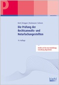 Cover: Die Pr&uuml;fung der Rechtsanwalts- und Notarfachangestellten - NWB