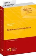 Cover: Betriebsverfassungsrecht - Erich Schmidt Verlag