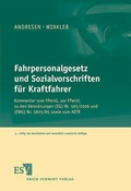 Cover: Fahrpersonalgesetz und Sozialvorschriften f&uuml;r Kraftfahrer - Erich Schmidt Verlag