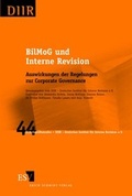 Cover: BilMoG und Interne Revision - Erich Schmidt Verlag