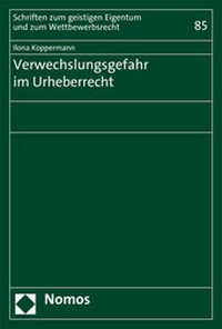 Abbildung von: Verwechslungsgefahr im Urheberrecht - Nomos