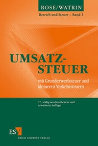 Abbildung von: Umsatzsteuer - Erich Schmidt Verlag