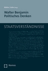 Abbildung von: Walter Benjamin Politisches Denken - Nomos
