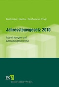 Cover: Jahressteuergesetz 2010 - Erich Schmidt Verlag