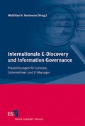 Cover: Internationale E-Discovery und Information Governance - Erich Schmidt Verlag