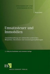 Abbildung von: Umsatzsteuer und Immobilien - Erich Schmidt Verlag