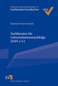 Abbildung von: Fachberater für Unternehmensnachfolge (DStV e.V.) - Erich Schmidt Verlag